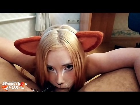 ❤️ Kitsune اس کے منہ میں ڈک اور سہ نگل ❤️  مقعد ویڈیو پر ur.naughtyhentai.ru ﹏